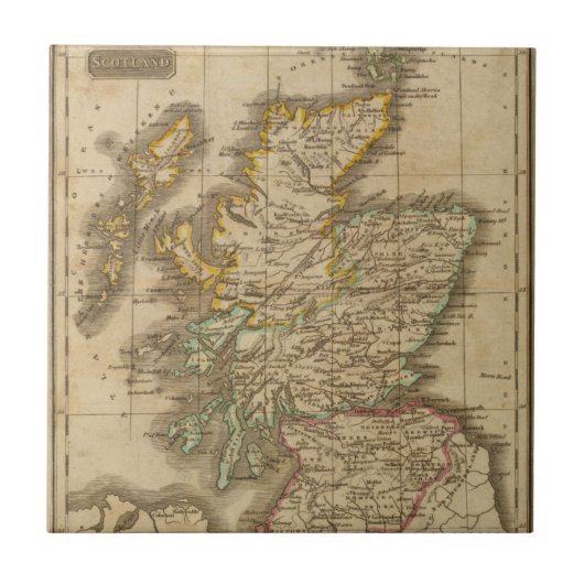 Schotland 4 tegeltje (Voorkant)