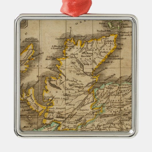 Schotland 5 metalen ornament (Voorkant)