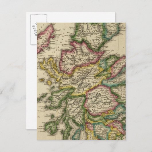 Schotland 7 briefkaart (Voorkant / Achterkant)