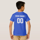 Schotland aangepaste naam en nummer Football T-shirt (Achterkant volledig)