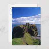Schotland, Aberdeen. Dunnotar Castle. Briefkaart (Voorkant / Achterkant)