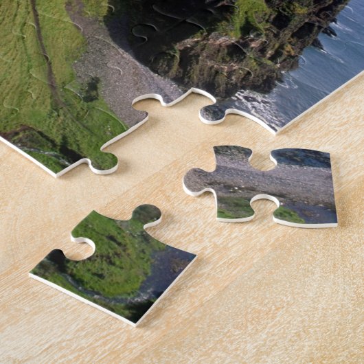 Schotland, Aberdeen. Dunnotar Castle. Legpuzzel (Zijkant)