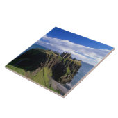 Schotland, Aberdeen. Dunnotar Castle. Tegeltje (Zijkant)