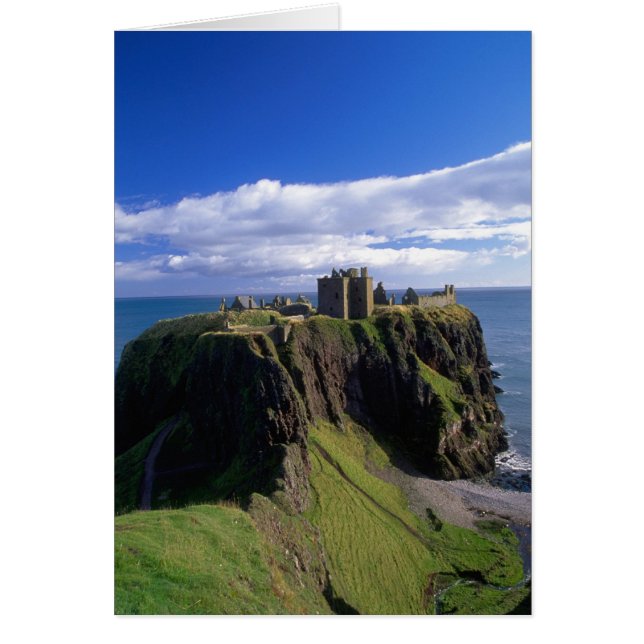 Schotland, Aberdeen. Kasteel Dunnotar. (Voorkant)