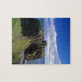 Schotland, Aberdeen. Kasteel Dunnotar. Legpuzzel (Horizontaal)