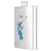 Schotland / Alba handgeschilderde kaart Schots-Gae Flacon (Links)