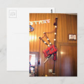 Schotland Bagpipe Tartan Musical Instrument Briefkaart (Voorkant / Achterkant)