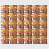 Schotland Bagpipe Tartan Musical Instrument Cadeaupapier (Vlak)