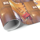 Schotland Bagpipe Tartan Musical Instrument Cadeaupapier (Rol Hoek)