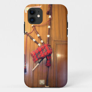 Schotland Bagpipe Tartan Musical Instrument iPhone 11 Hoesje