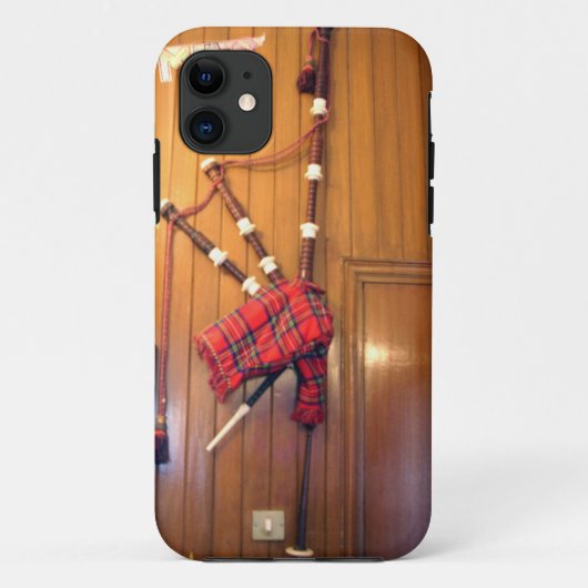 Schotland Bagpipe Tartan Musical Instrument Case-Mate iPhone Case (Achterkant)