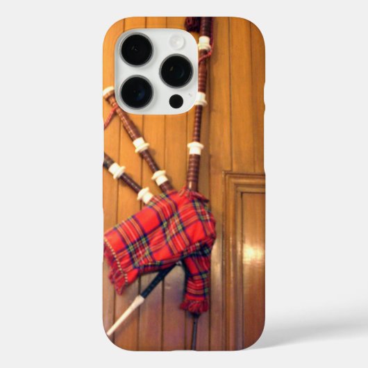 Schotland Bagpipe Tartan Musical Instrument Case-Mate iPhone Case (Achterkant)