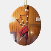 Schotland Bagpipe Tartan Musical Instrument Keramisch Ornament (Rechts)