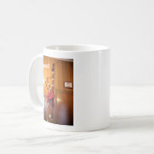 Schotland Bagpipe Tartan Musical Instrument Koffiemok (Voorkant links)