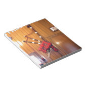 Schotland Bagpipe Tartan Musical Instrument Notitieblok (Schuin)