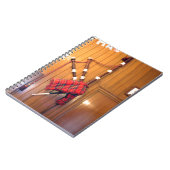 Schotland Bagpipe Tartan Musical Instrument Notitieboek (Linkerzijde)