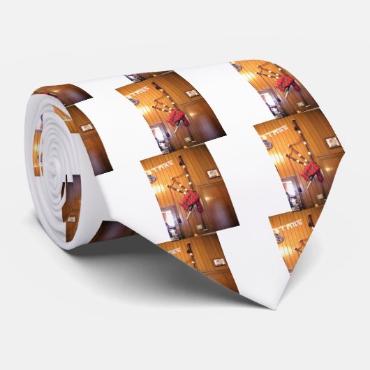 Schotland Bagpipe Tartan Musical Instrument Stropdas (Opgerold)