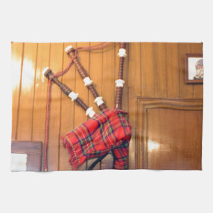Schotland Bagpipe Tartan Musical Instrument Theedoek