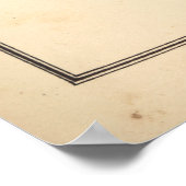  Schotland Bagpiper Map (1868) Poster (Hoek)