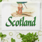 Schotland Bagpiper Theedoek (Gevouwen)