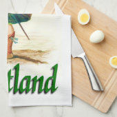 Schotland Bagpiper Theedoek (Quarter Fold)