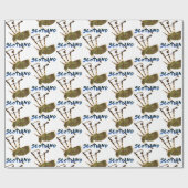 Schotland Bagpipes Wrapping Paper Cadeaupapier (Vlak)