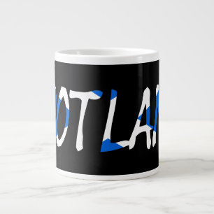 Schotland boven Schotse vlag mugcnt Grote Koffiekop