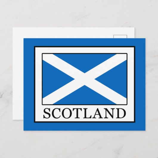 Schotland Briefkaart (Voorkant / Achterkant)