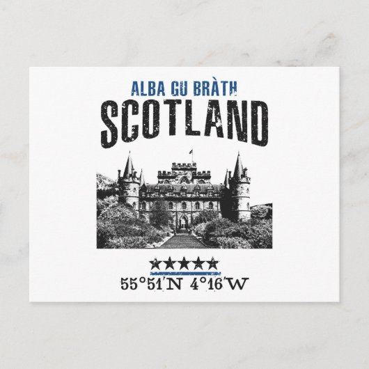 Schotland Briefkaart (Voorkant)