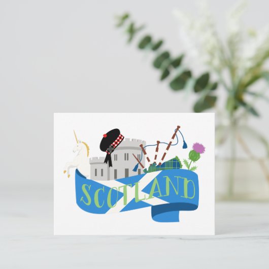 Schotland Briefkaart (Staand voorkant)