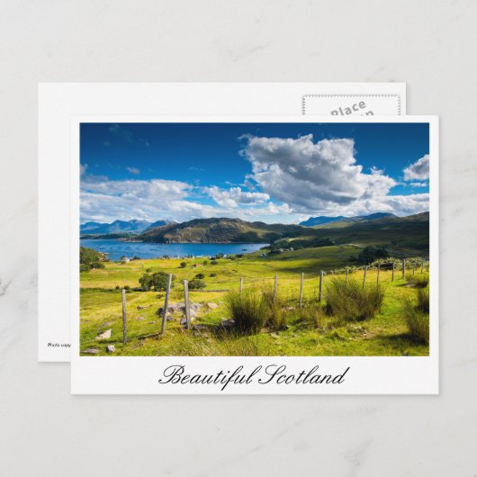 Schotland briefkaart (Voorkant / Achterkant)