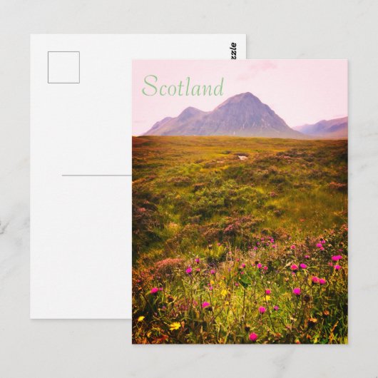 Schotland Briefkaart (Voorkant / Achterkant)