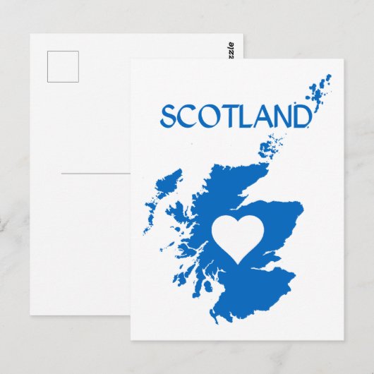 Schotland Briefkaart (Voorkant / Achterkant)
