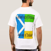 Schotland buiten Groot-Brittannië uit Ierland T T-shirt (Achterkant)