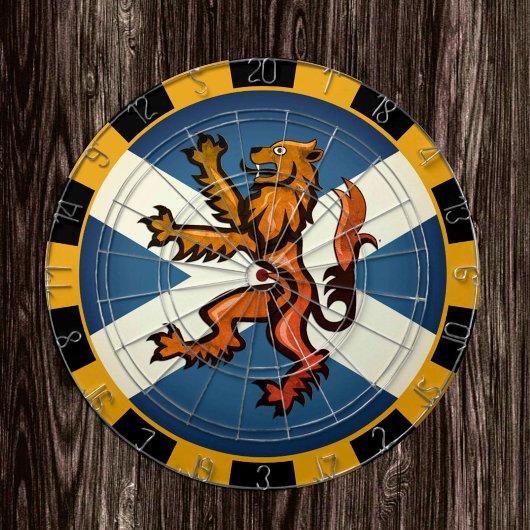Schotland dartboard en vlag donkerts / game Dartbord
