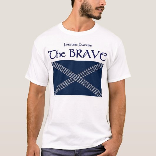 Schotland de Brave T-shirt (Voorkant)
