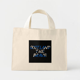 Schotland de dappere bovenkant op Schotse vlag tcn Mini Tote Bag