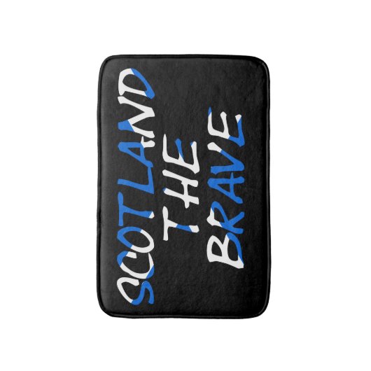 Schotland De dappere op Schotse vlag bmcnt Badmat (Voorkant Verticaal)