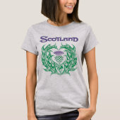 Schotland 🏴󠁧󠁢󠁳 󠁣󠁴󠁿 Distel Celtic Alba T-shirt (Voorkant)
