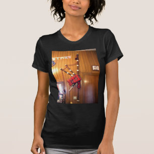 Schotland Doedelzak Tartan Schotse Plaid Muziekins T-shirt