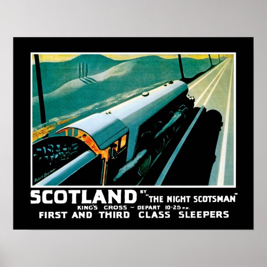 Schotland door The Night Scotsman Poster (Voorkant)