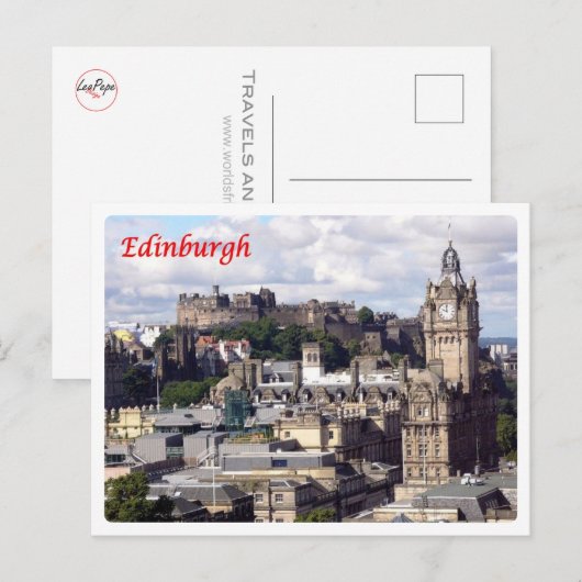 Schotland - Edinburgh - Briefkaart (Voorkant / Achterkant)