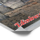 Schotland - Edinburgh - Castle - Poster (Hoek)