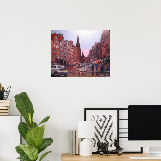 Schotland, Edinburgh Poster (Thuiskantoor)