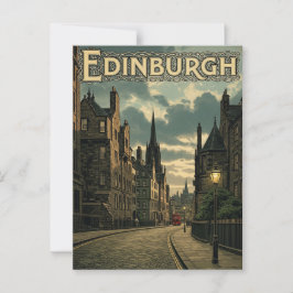 Schotland Edinburgh Reizen Briefkaart