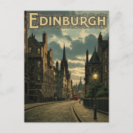 Schotland Edinburgh Reizen Briefkaart