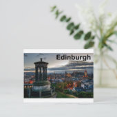 Schotland Edinburgh skyline (St.K.) Briefkaart (Staand voorkant)
