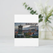 Schotland Edinburgh skyline (St.K.) Briefkaart (Staand voorkant)