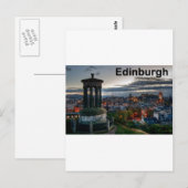 Schotland Edinburgh skyline (St.K.) Briefkaart (Voorkant / Achterkant)