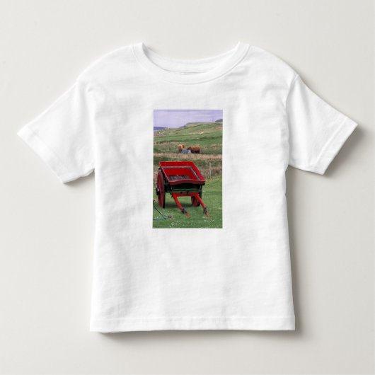 Schotland, eiland Skye, Kilmuir. Landbouwdieren Kinder Shirts (Voorkant)